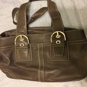 Coach Brown Leather Puse